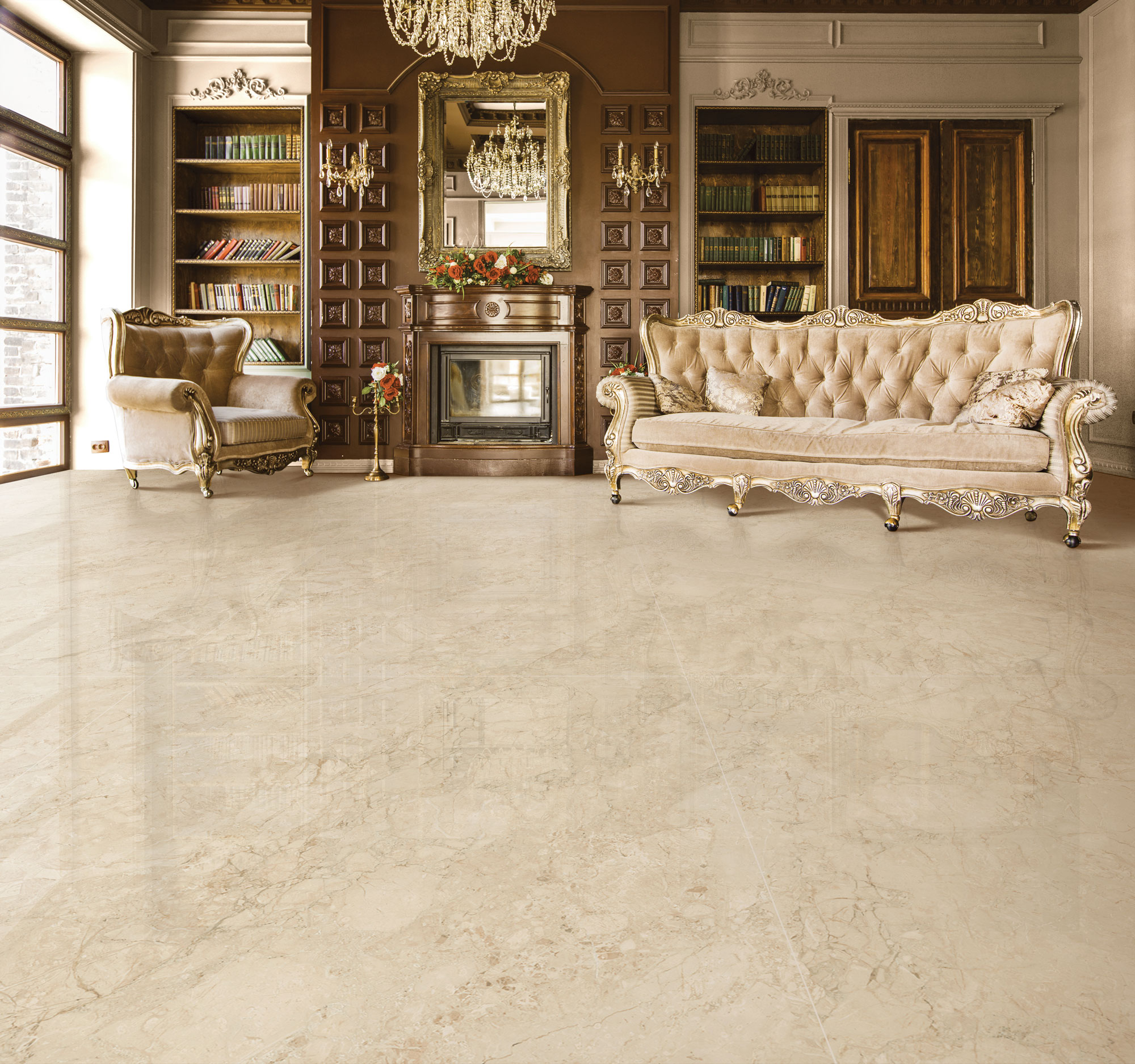 Living Room Tiles Mockup, Living Room Tiles Preview