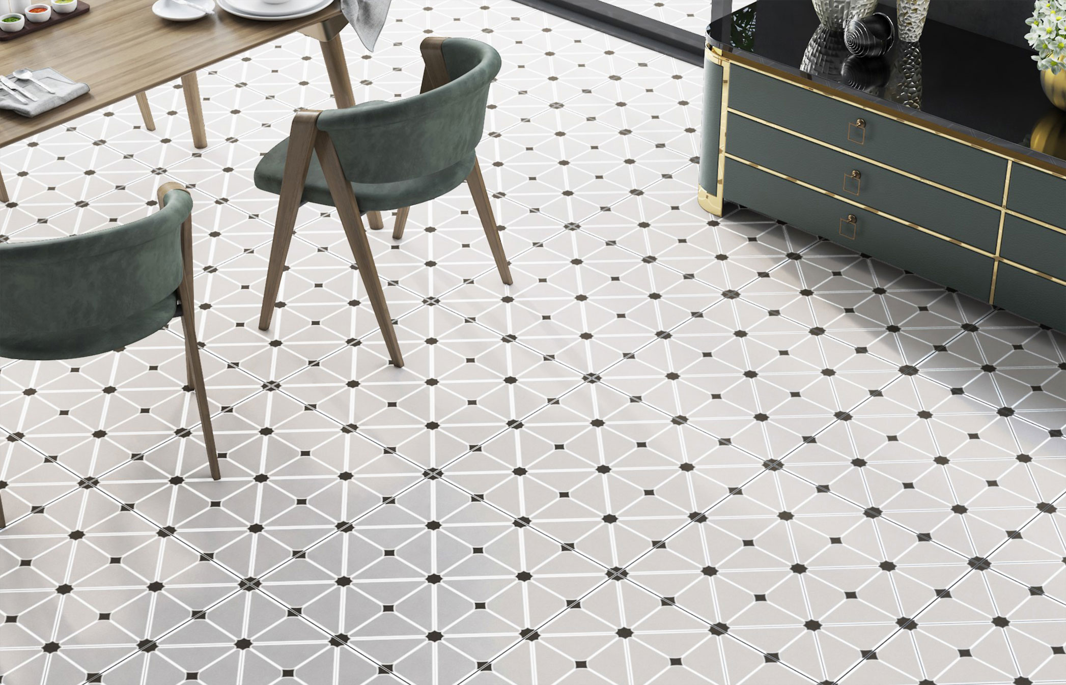 Dining Tiles Mockup, Dining Tiles Preview