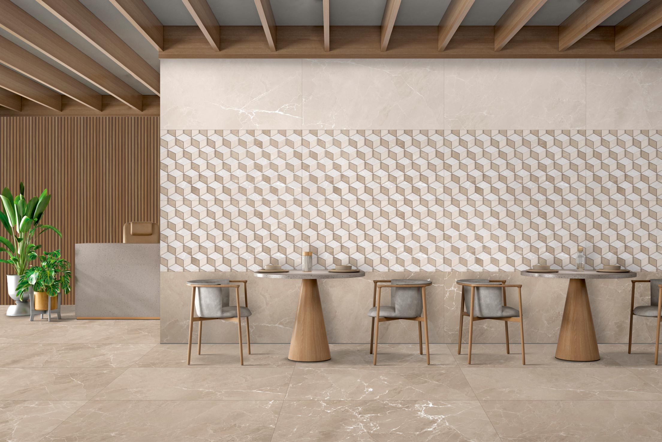 Restaurant Tiles Mockup, Restaurant Tiles Preview