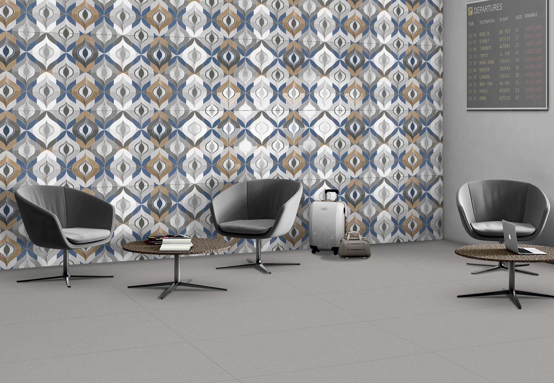 Living Room Tiles Mockup, Living Room Tiles Preview