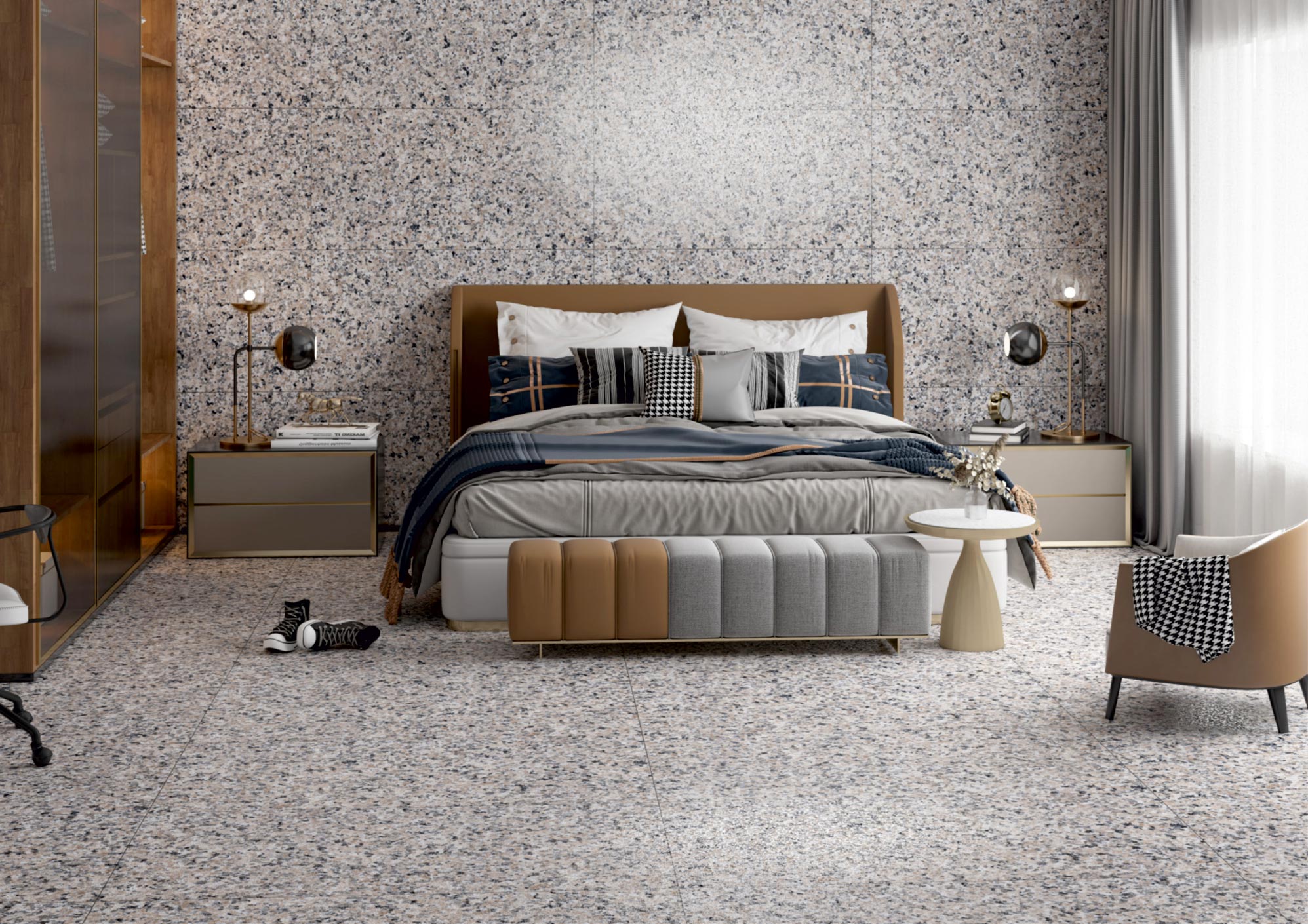 Bedroom Tiles Mockup, Bedroom Tiles Preview