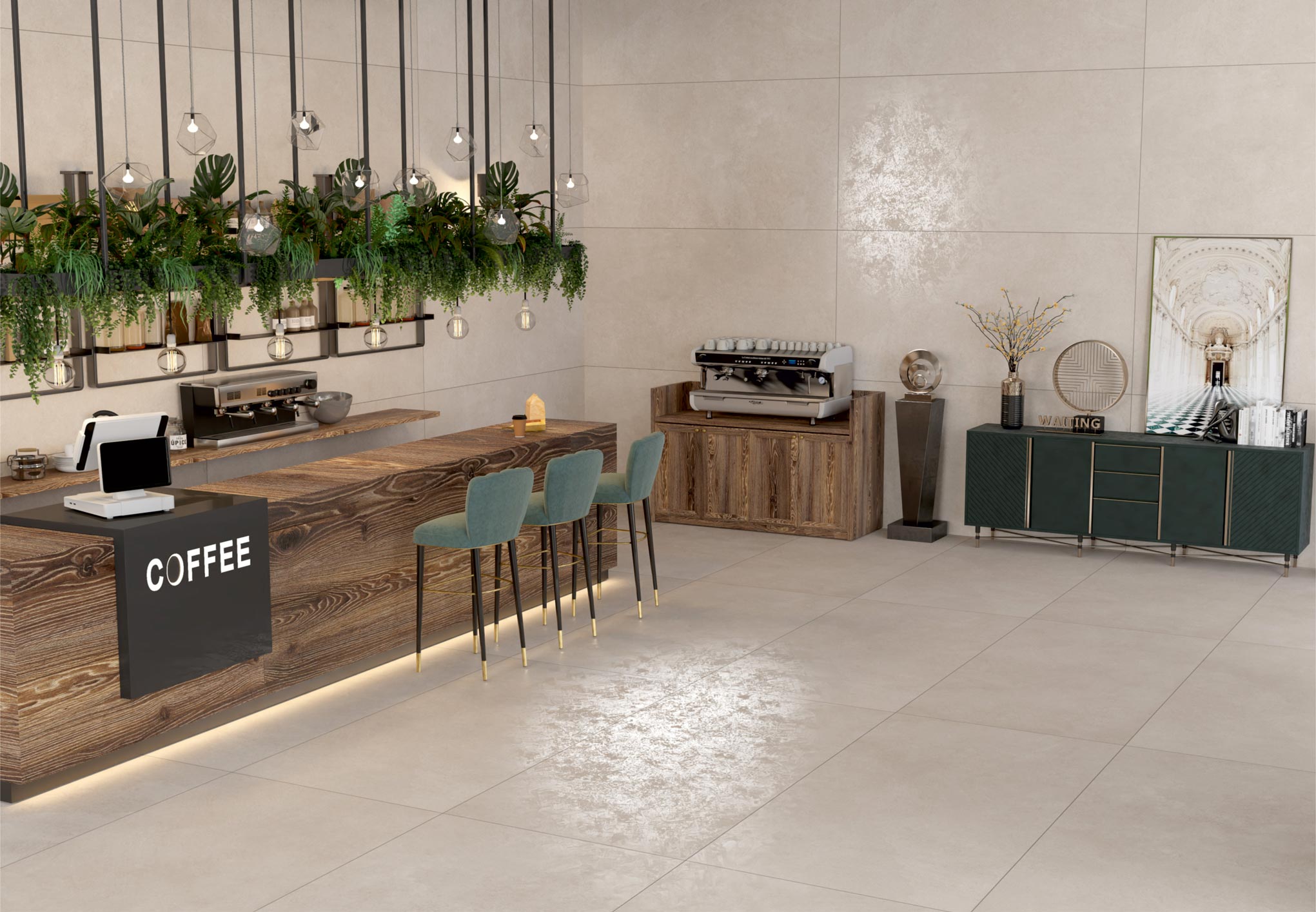 Restaurant Tiles Mockup, Restaurant Tiles Preview