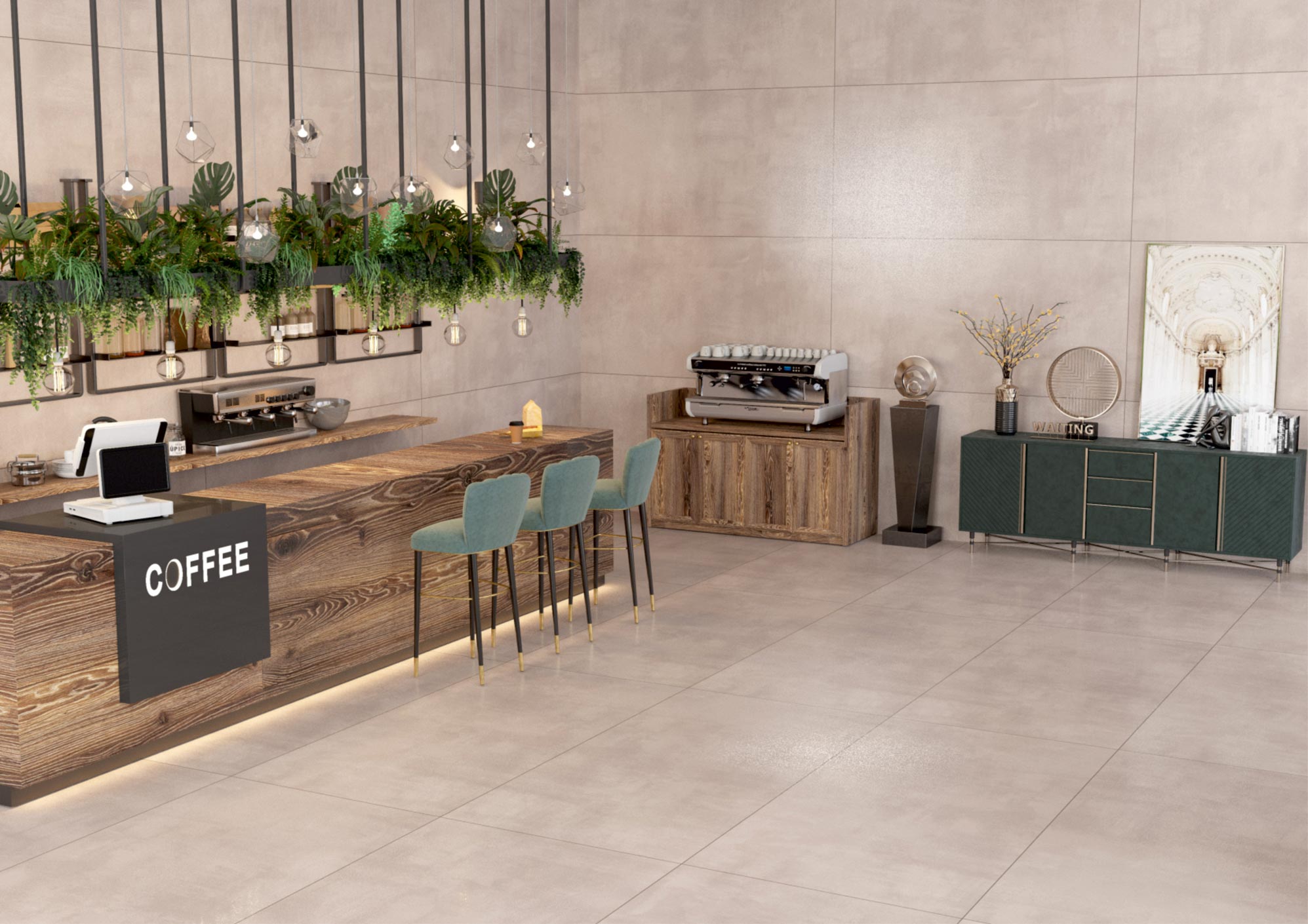 Restaurant Tiles Mockup, Restaurant Tiles Preview