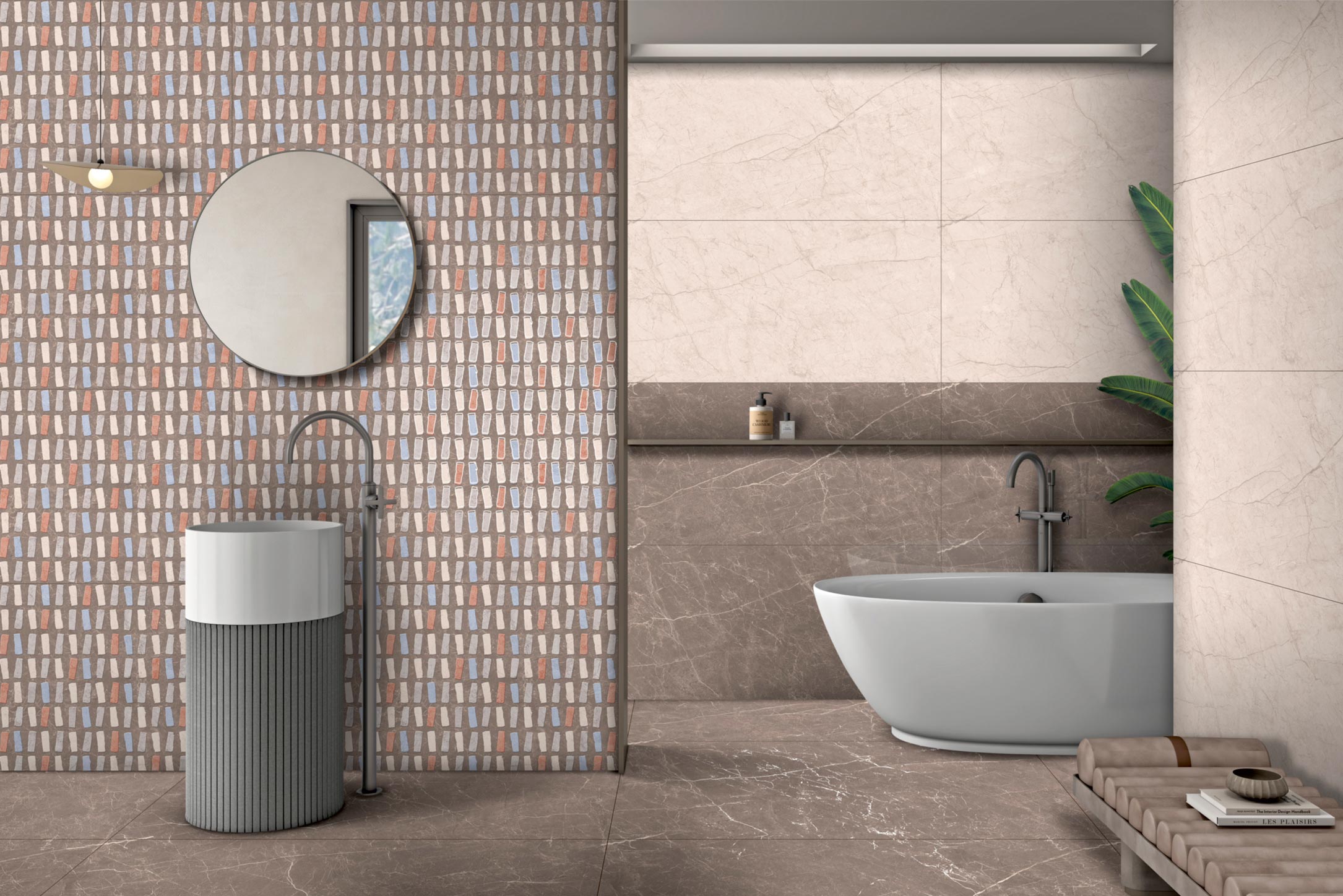 Bathroom Tiles Mockup, Bathroom Tiles Preview
