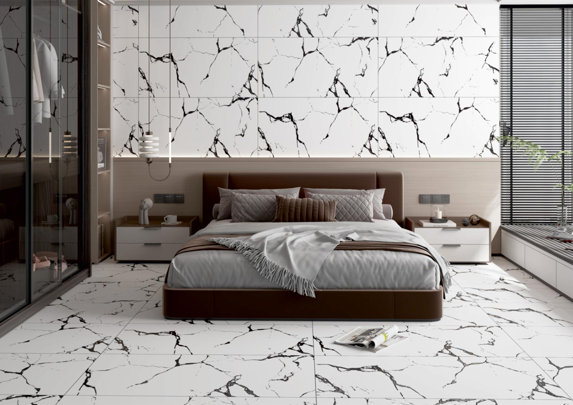 Bedroom Tiles Mockup, Bedroom Tiles Preview