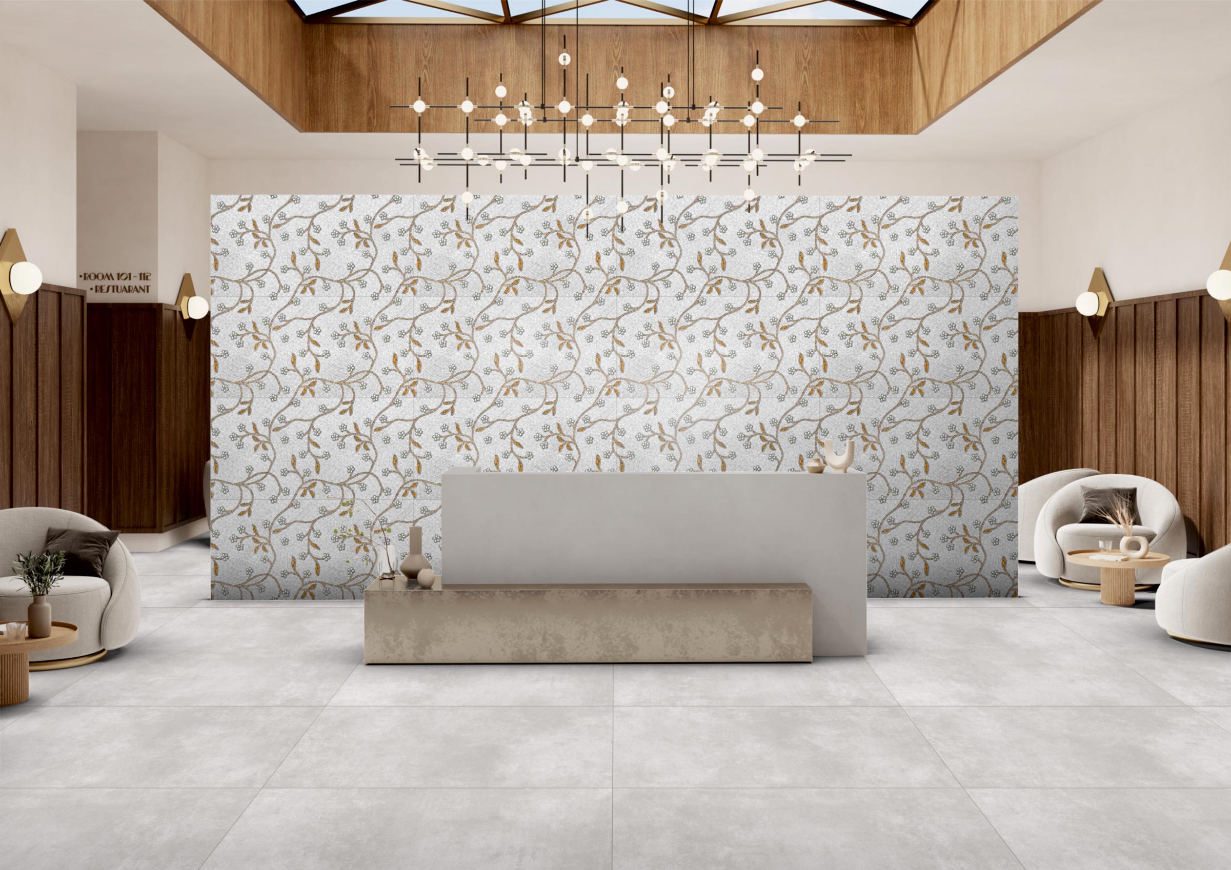 Restaurant Tiles Mockup, Restaurant Tiles Preview