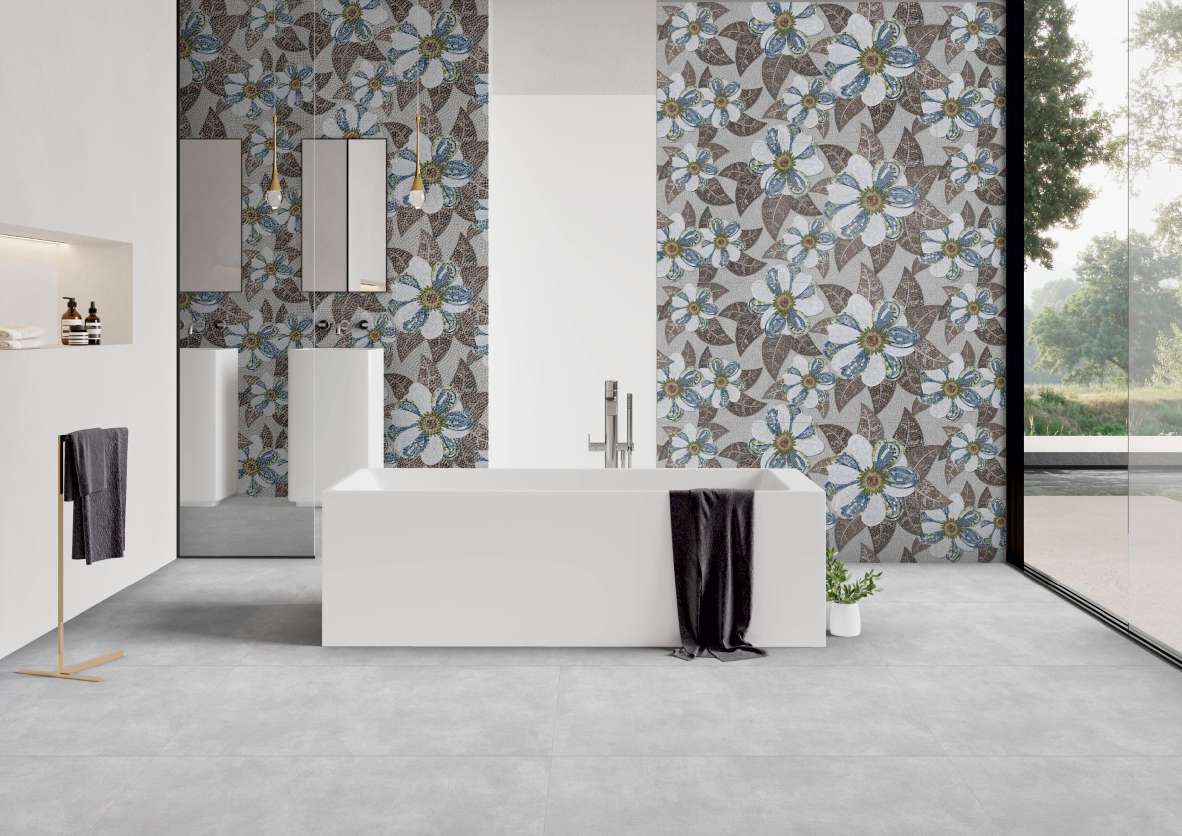 Bathroom Tiles Mockup, Bathroom Tiles Preview