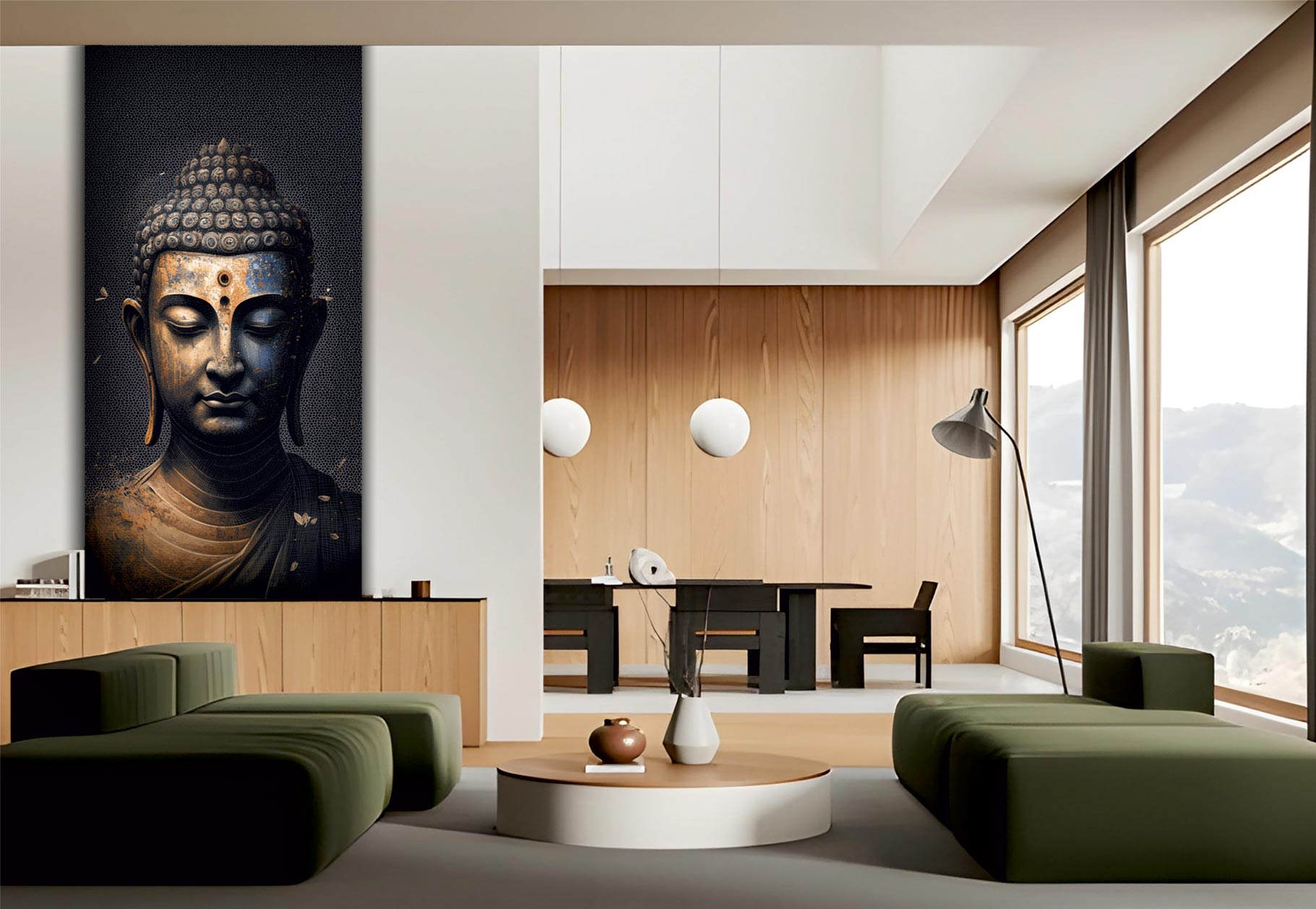 Living Room Tiles Mockup, Living Room Tiles Preview