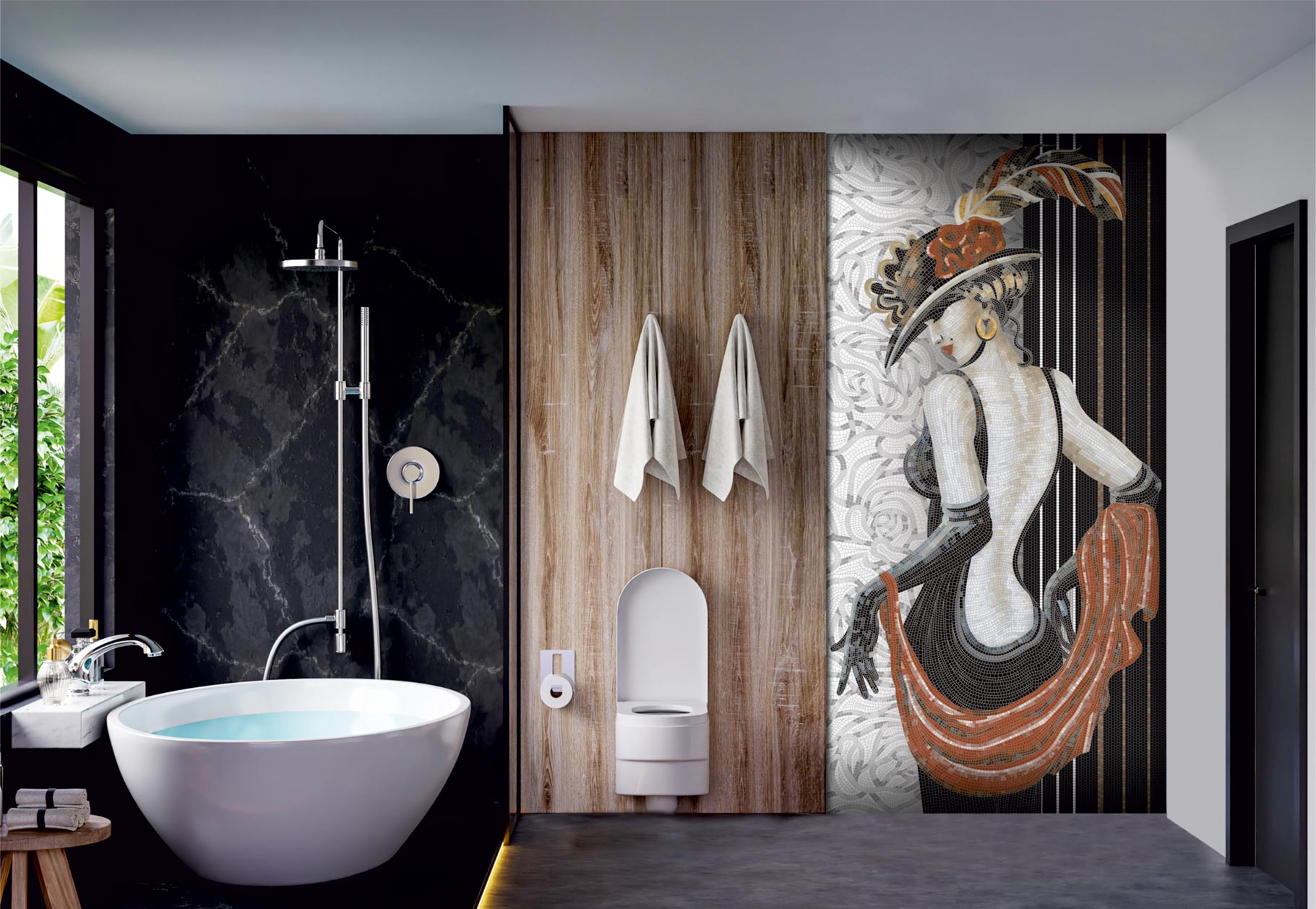 Bathroom Tiles Mockup, Bathroom Tiles Preview