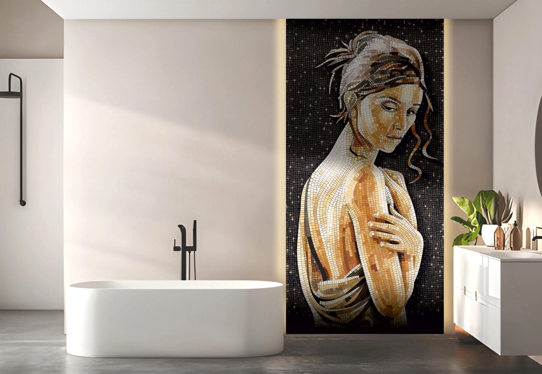 Bathroom Tiles Mockup, Bathroom Tiles Preview