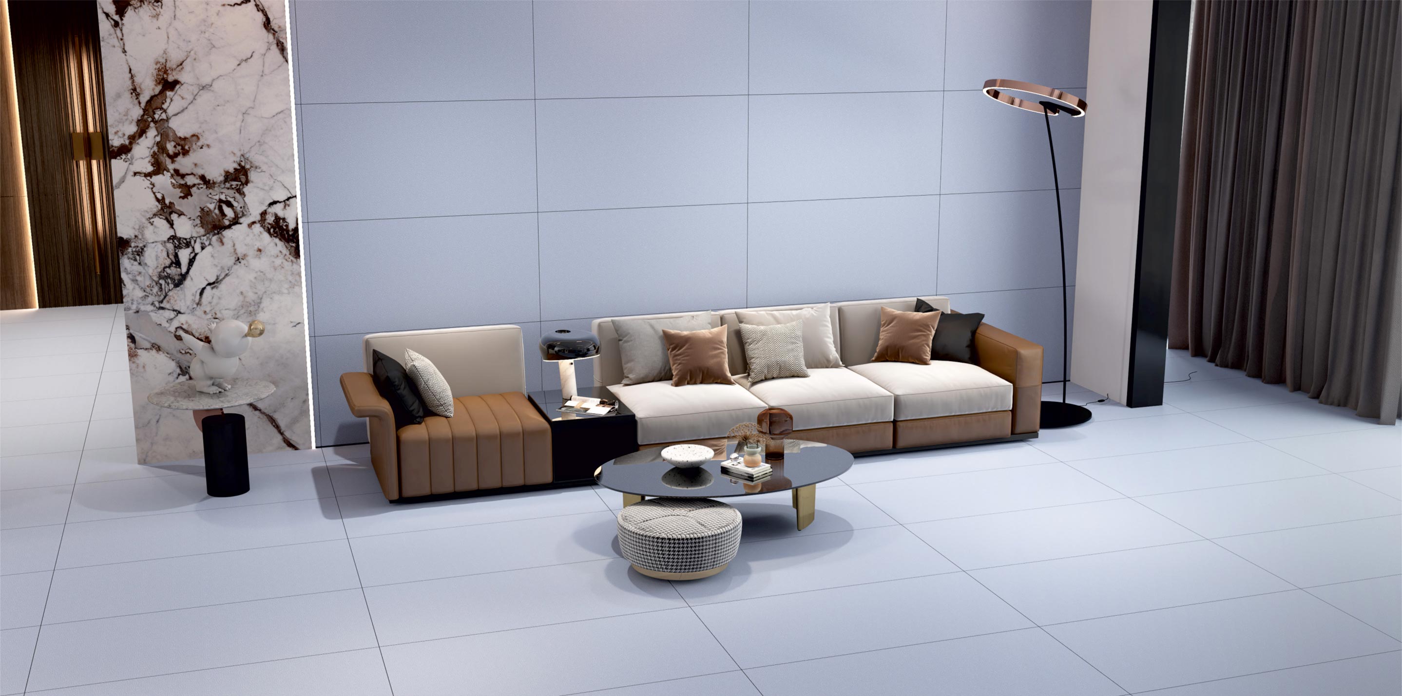 Living Room Tiles Mockup, Living Room Tiles Preview