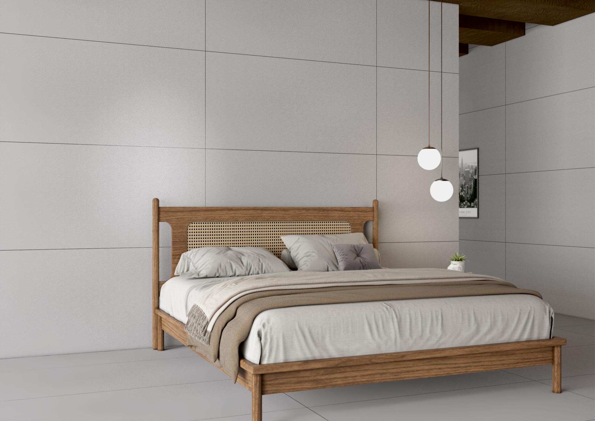 Bedroom Tiles Mockup, Bedroom Tiles Preview