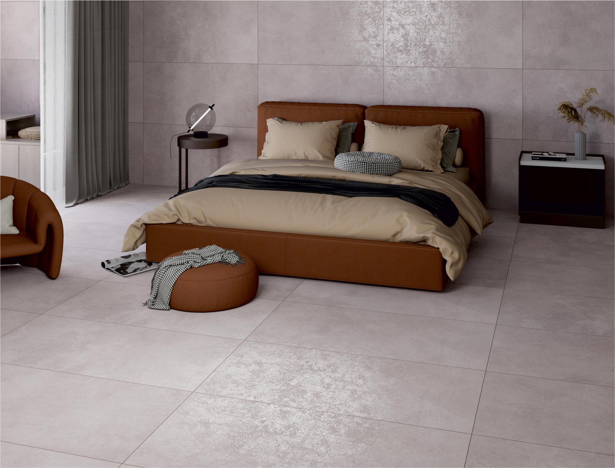 Bedroom Tiles Mockup, Bedroom Tiles Preview