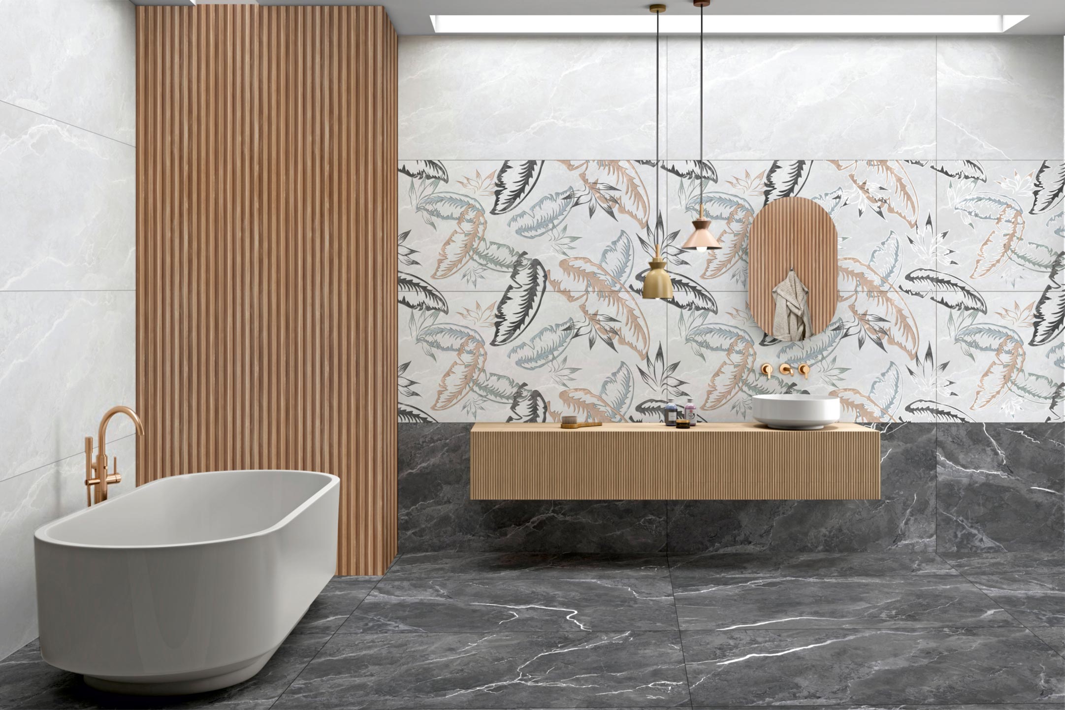 Bathroom Tiles Mockup, Bathroom Tiles Preview