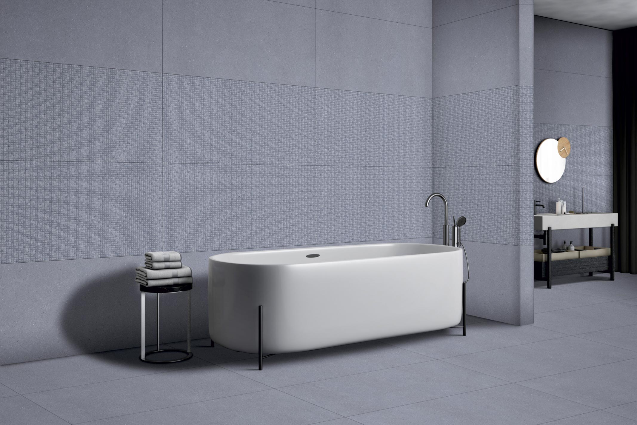 Bathroom Tiles Mockup, Bathroom Tiles Preview