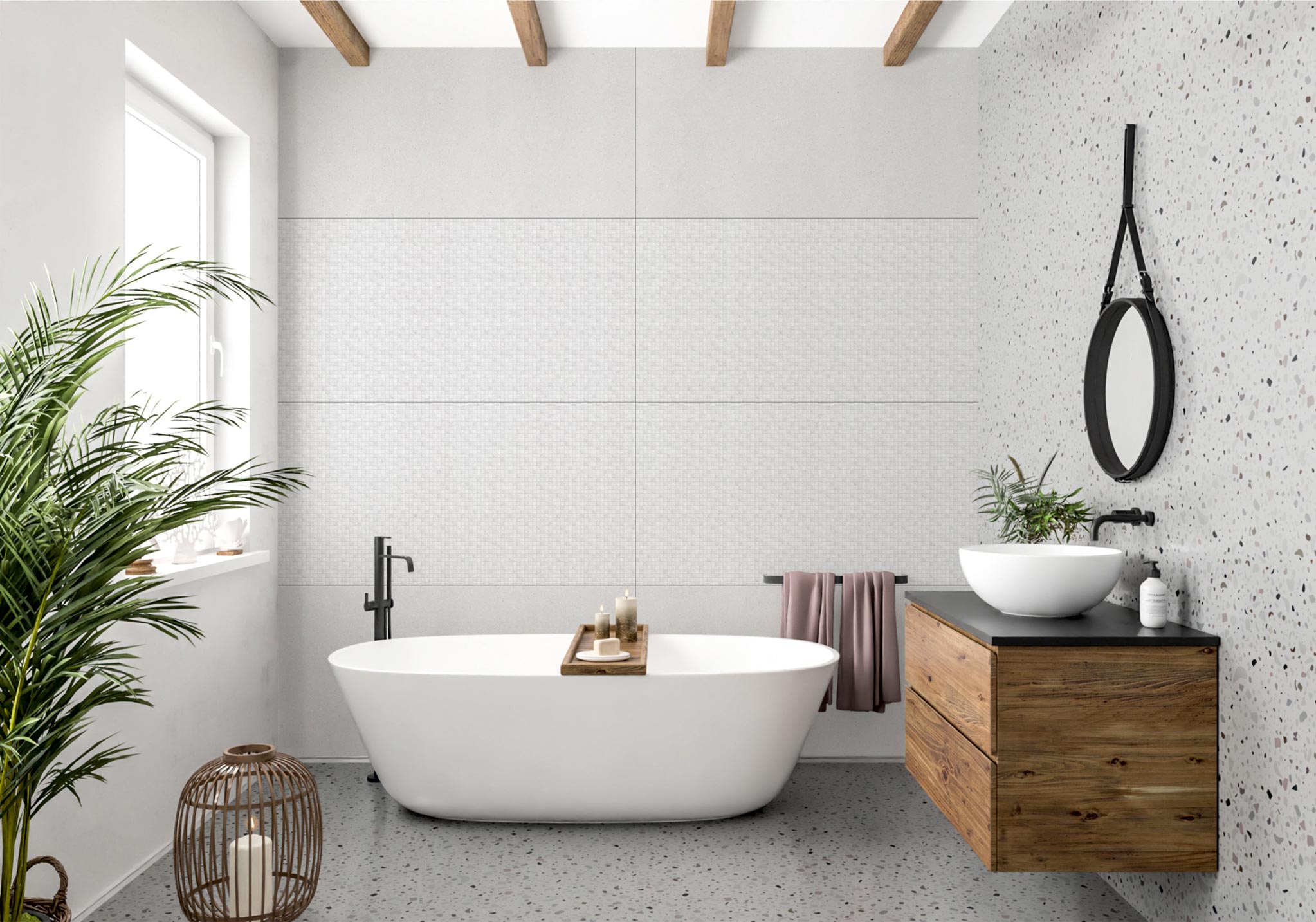 Bathroom Tiles Mockup, Bathroom Tiles Preview