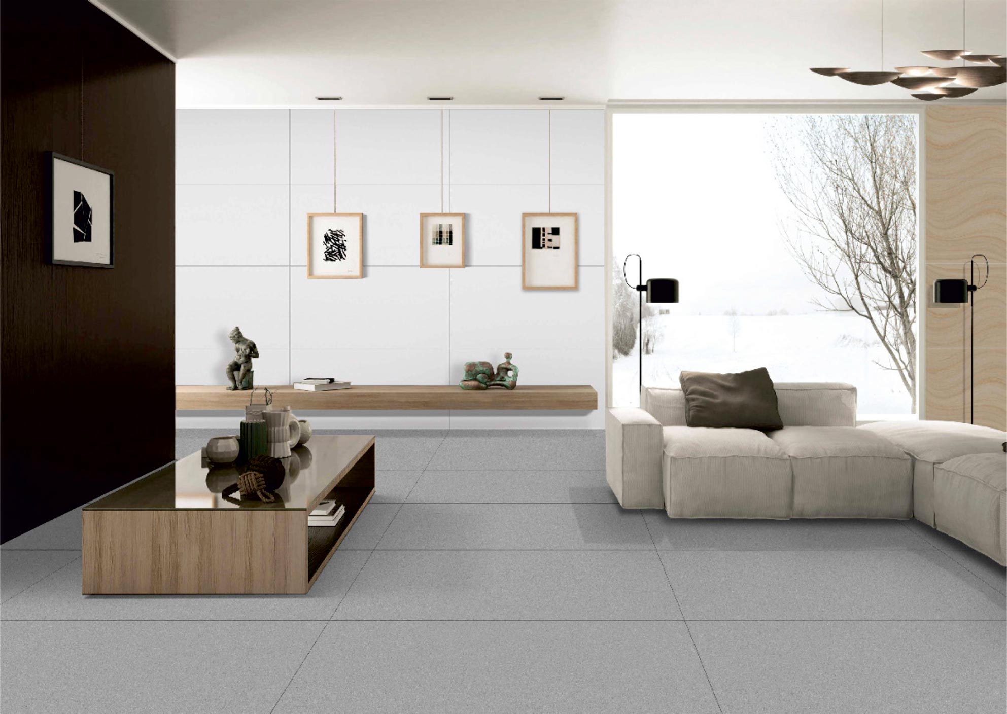 Living Room Tiles Mockup, Living Room Tiles Preview