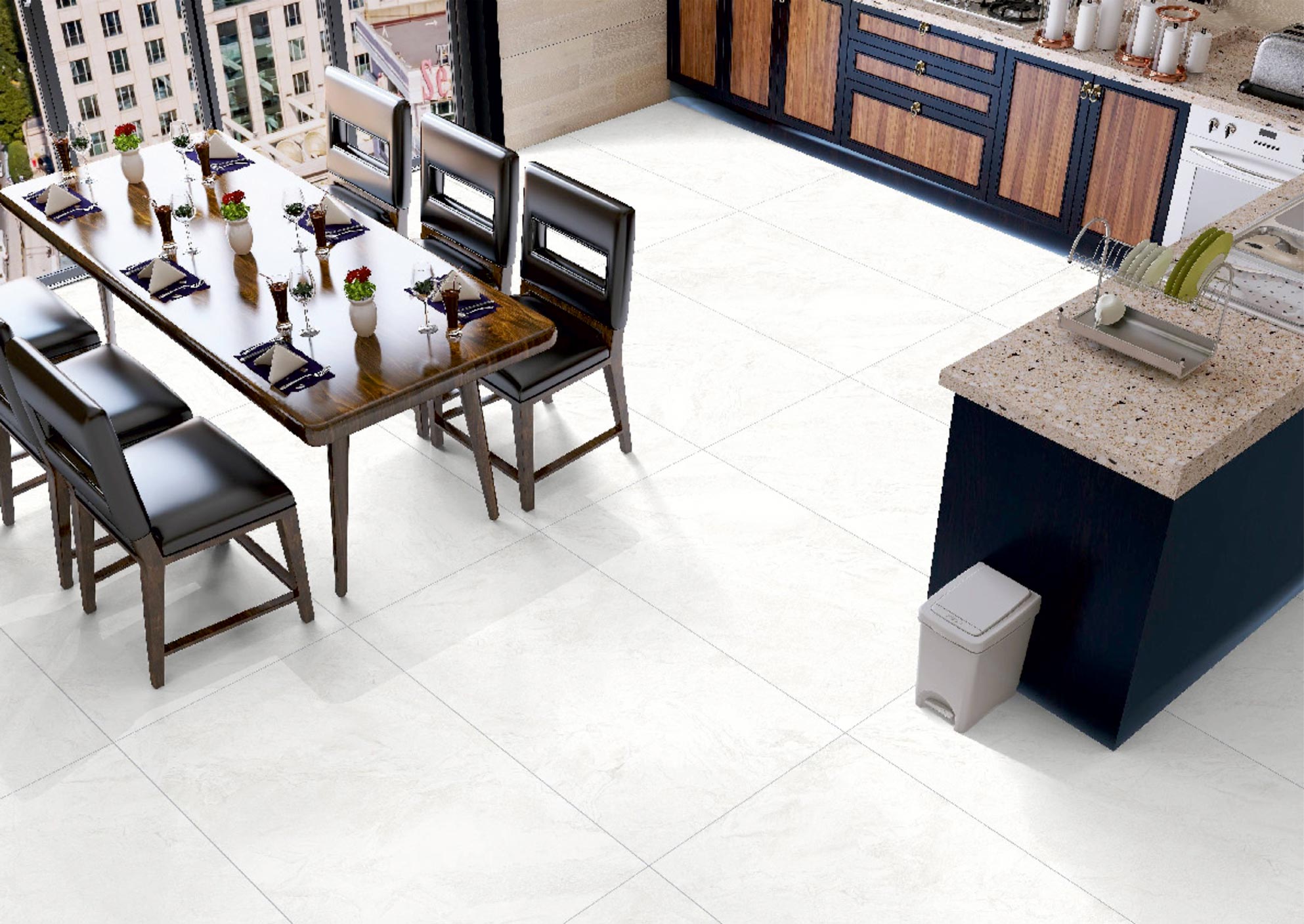 Kitchen Tiles Mockup, Kitchen Tiles Preview