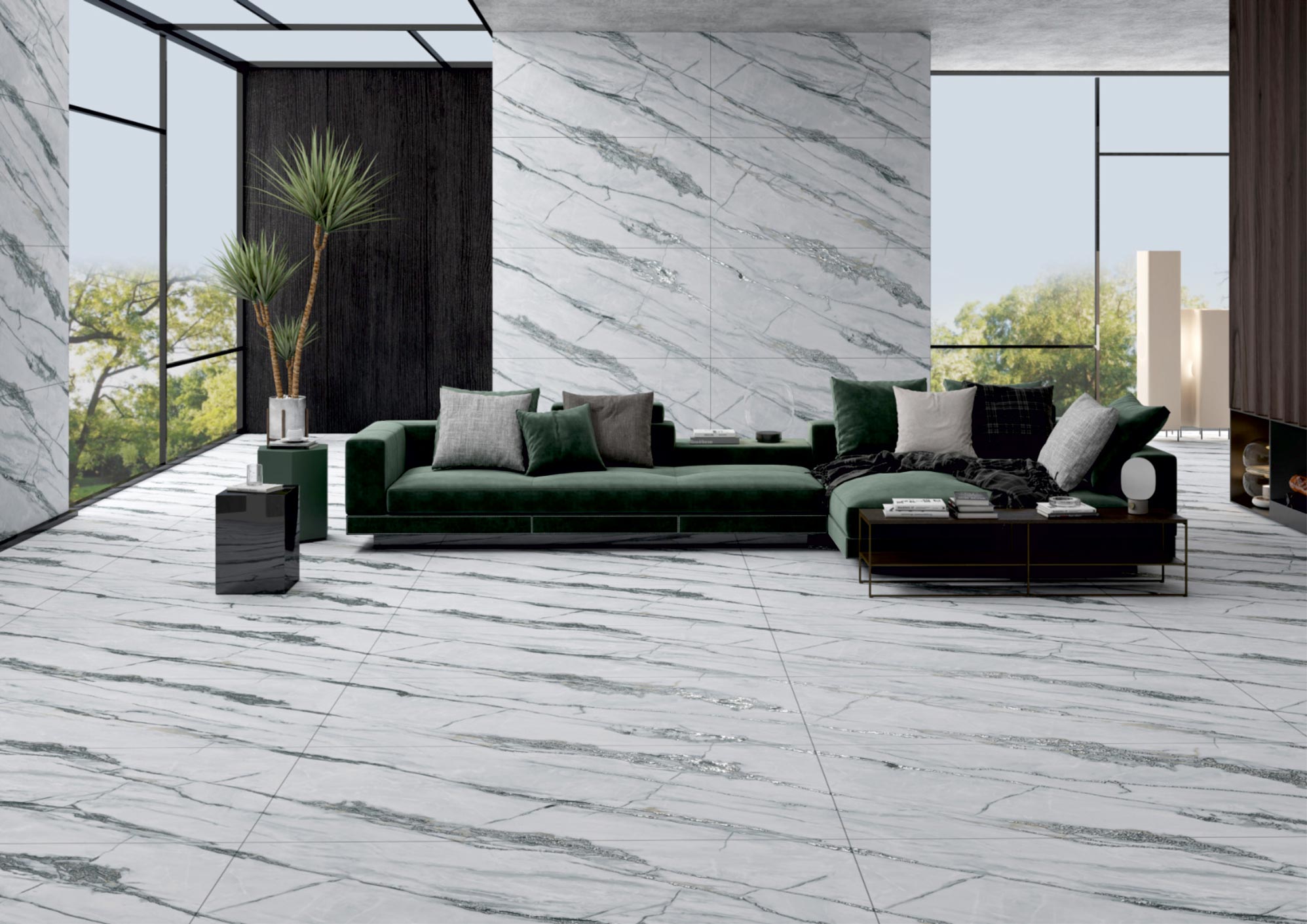 Living Room Tiles Mockup, Living Room Tiles Preview