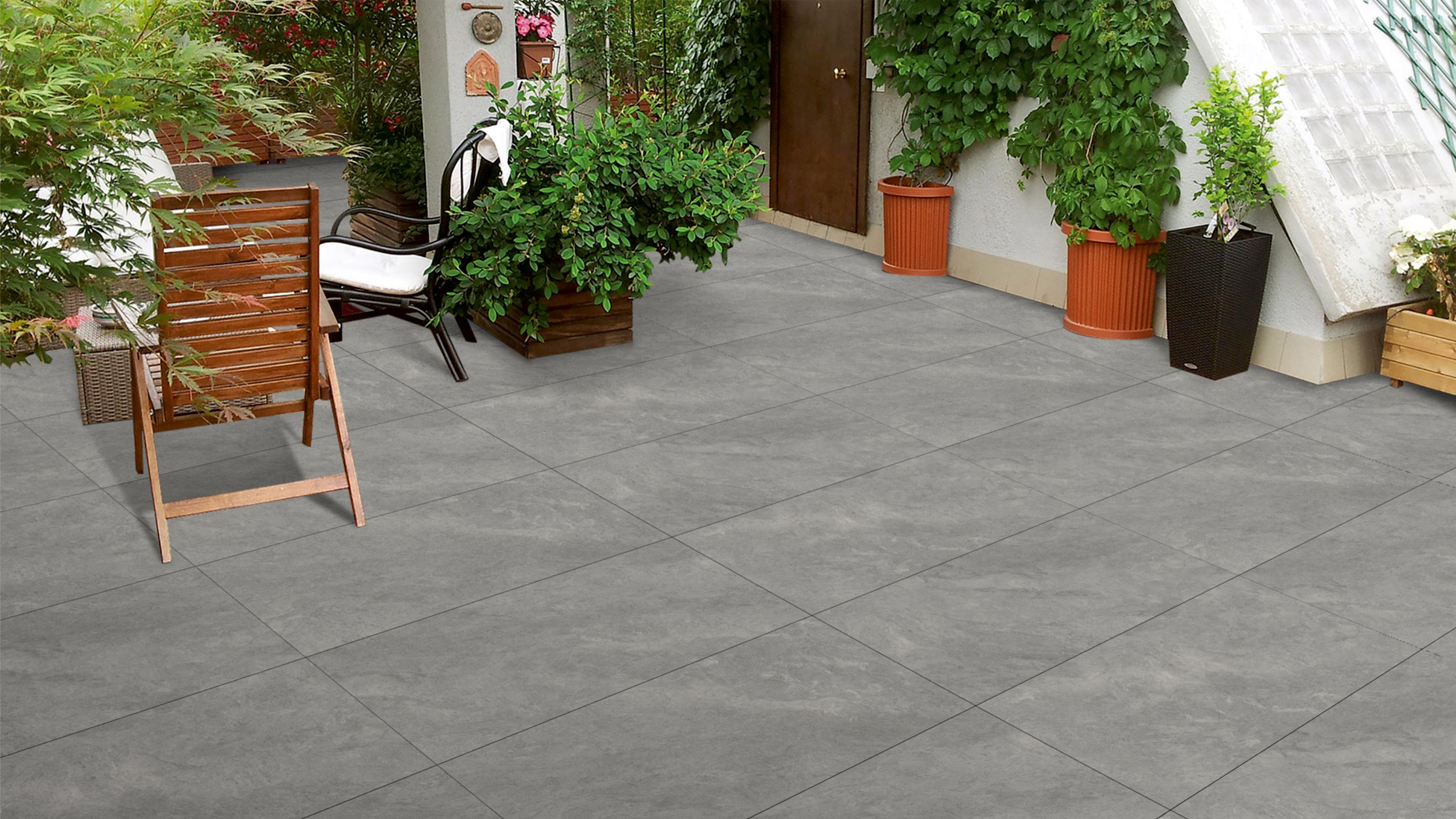 Outdoor Tiles Mockup, Outdoor Tiles Preview