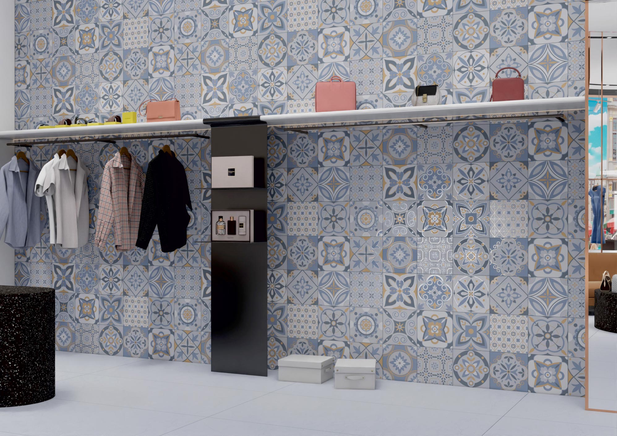 Showroom Tiles Mockup, Showroom Tiles Preview