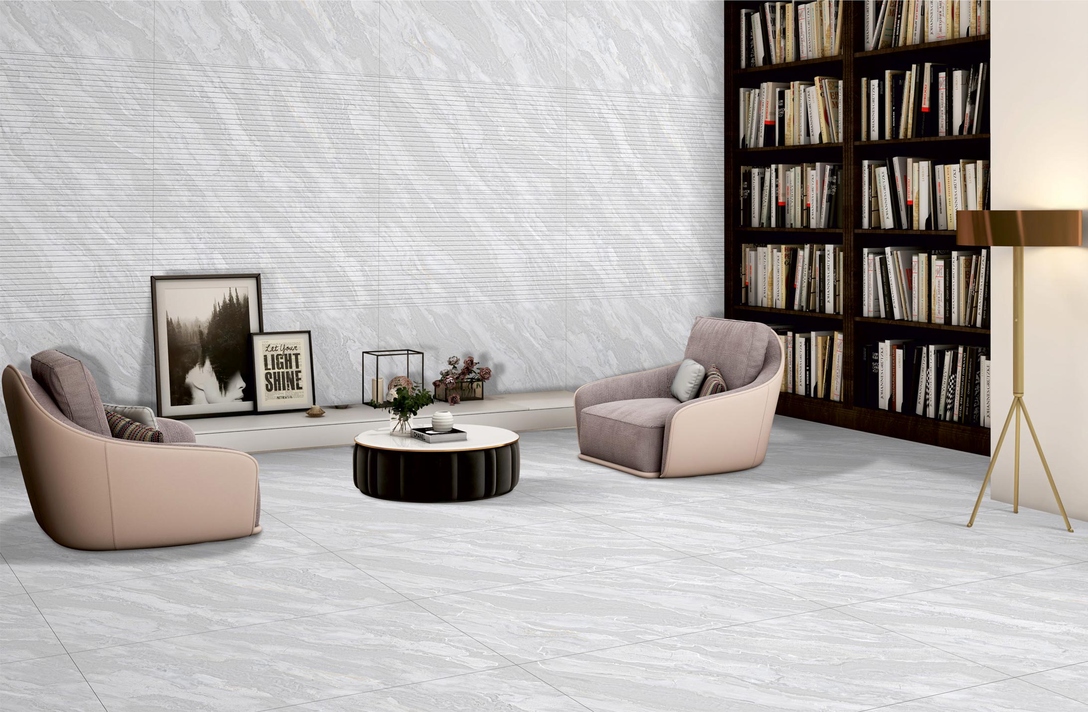Living Room Tiles Mockup, Living Room Tiles Preview
