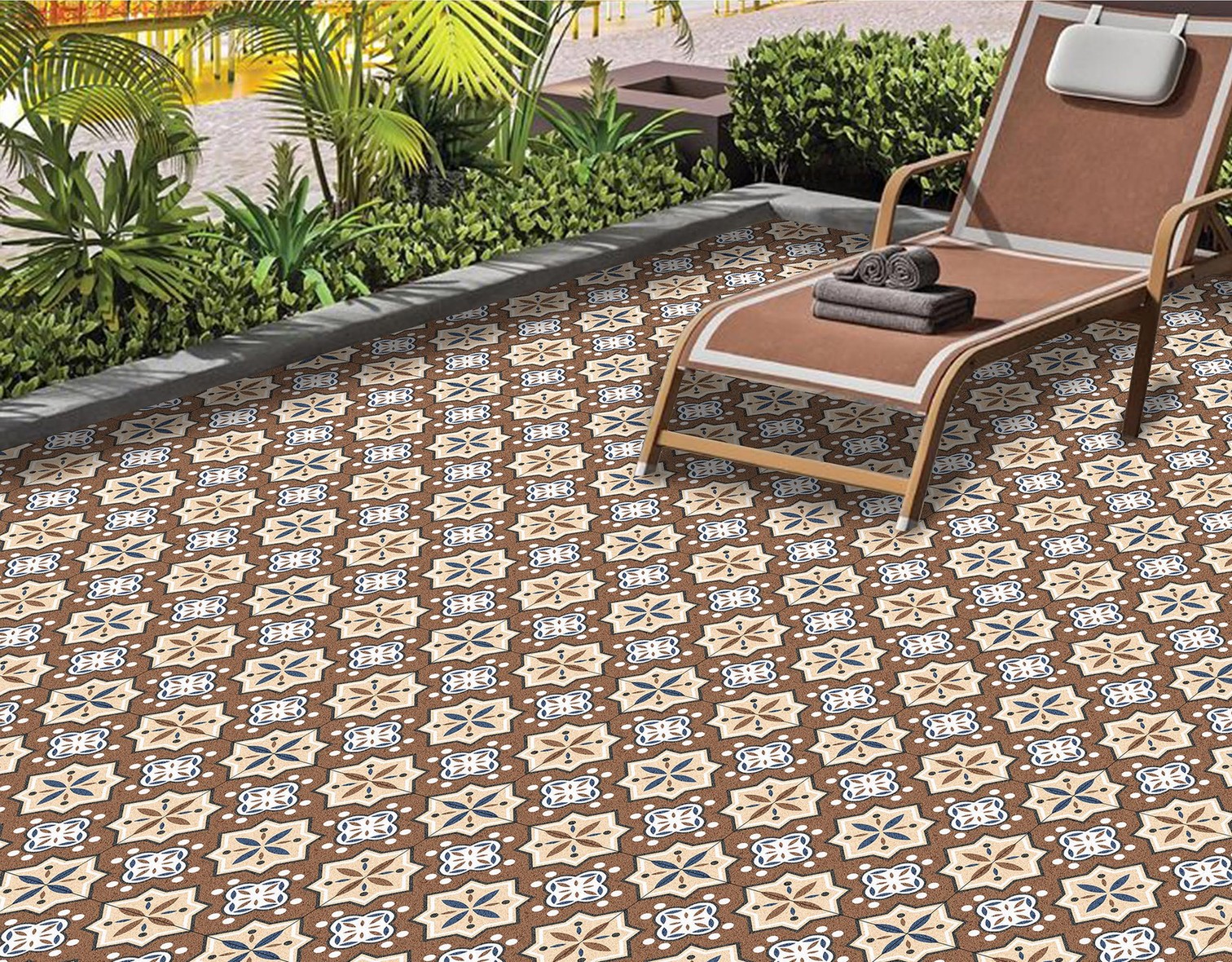Patio Tiles Mockup, Patio Tiles Preview